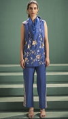 Tew Roman Silk Fabric Fancy Kurti With Bottom Wholesale Clothing Distributors In India